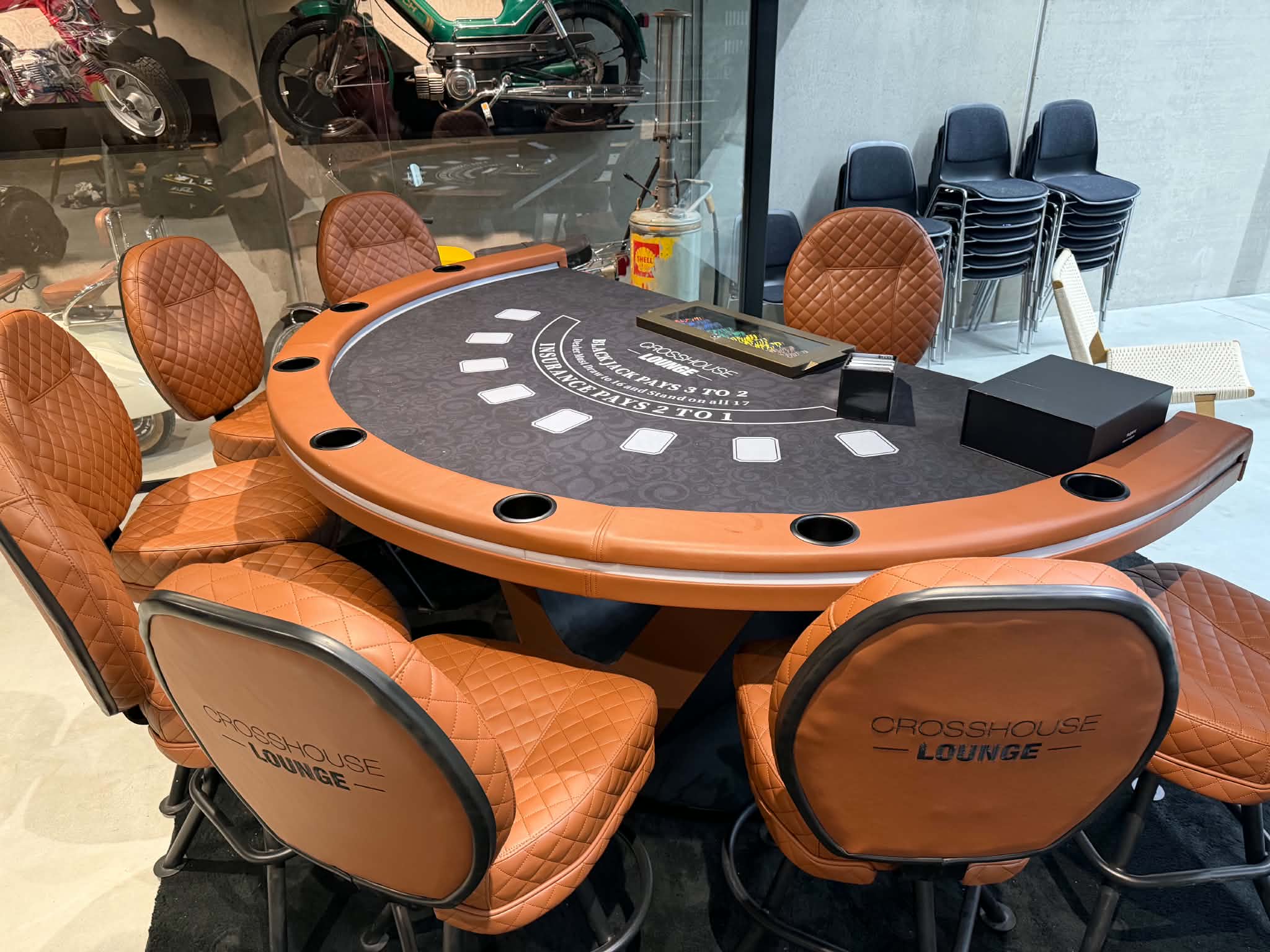 Pokerbord og motorcykler